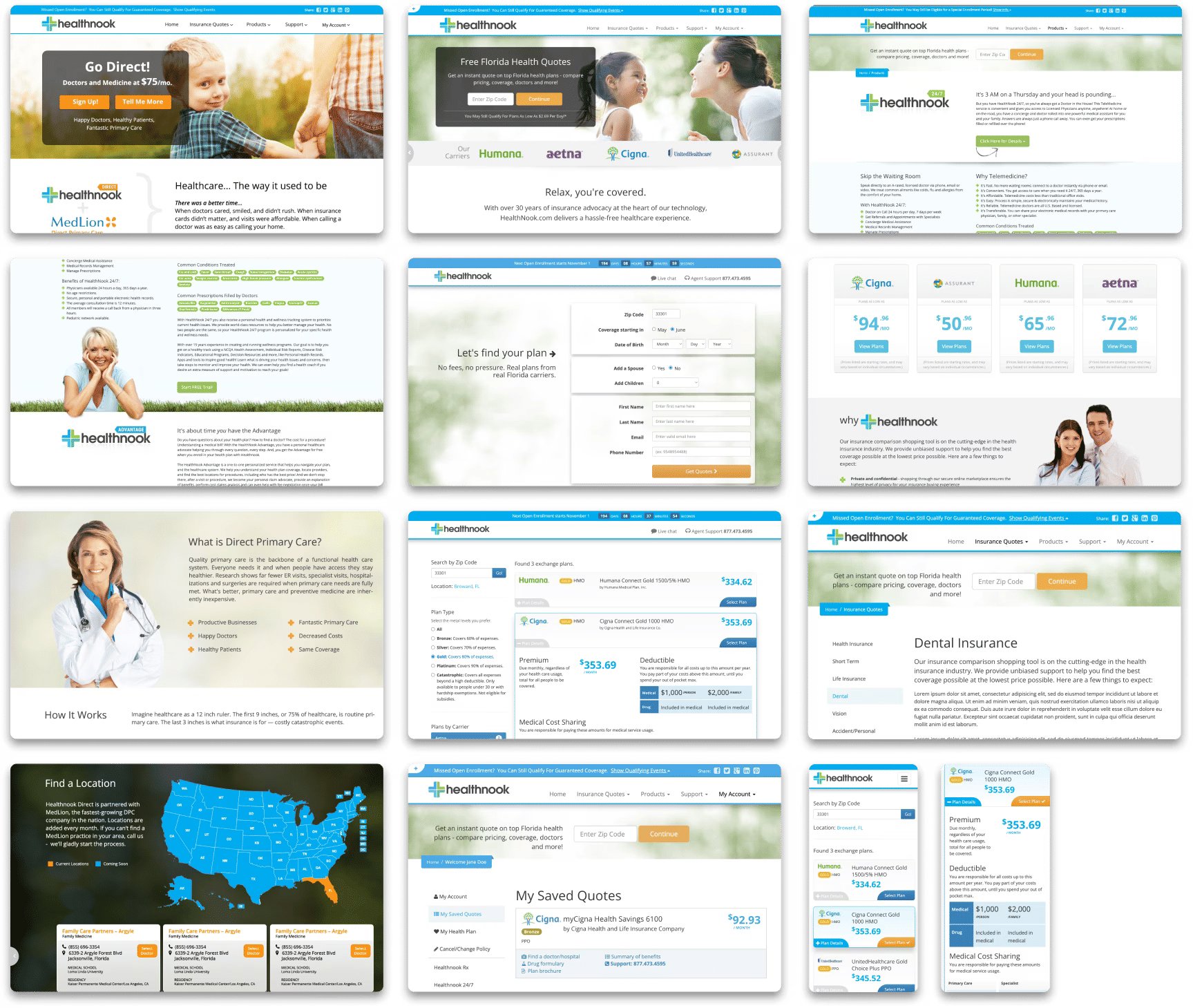 Healthnook sites