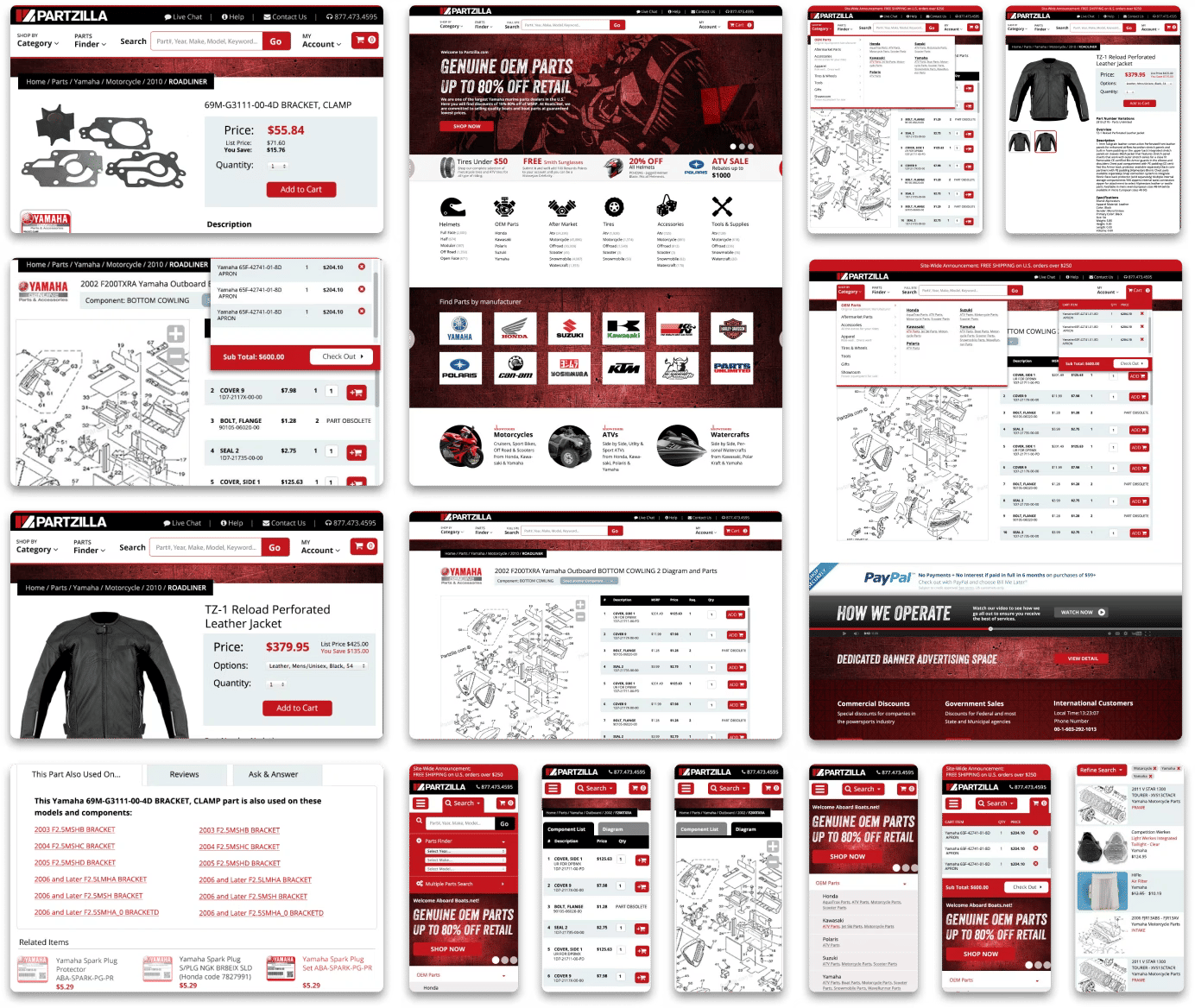 Partzilla sites