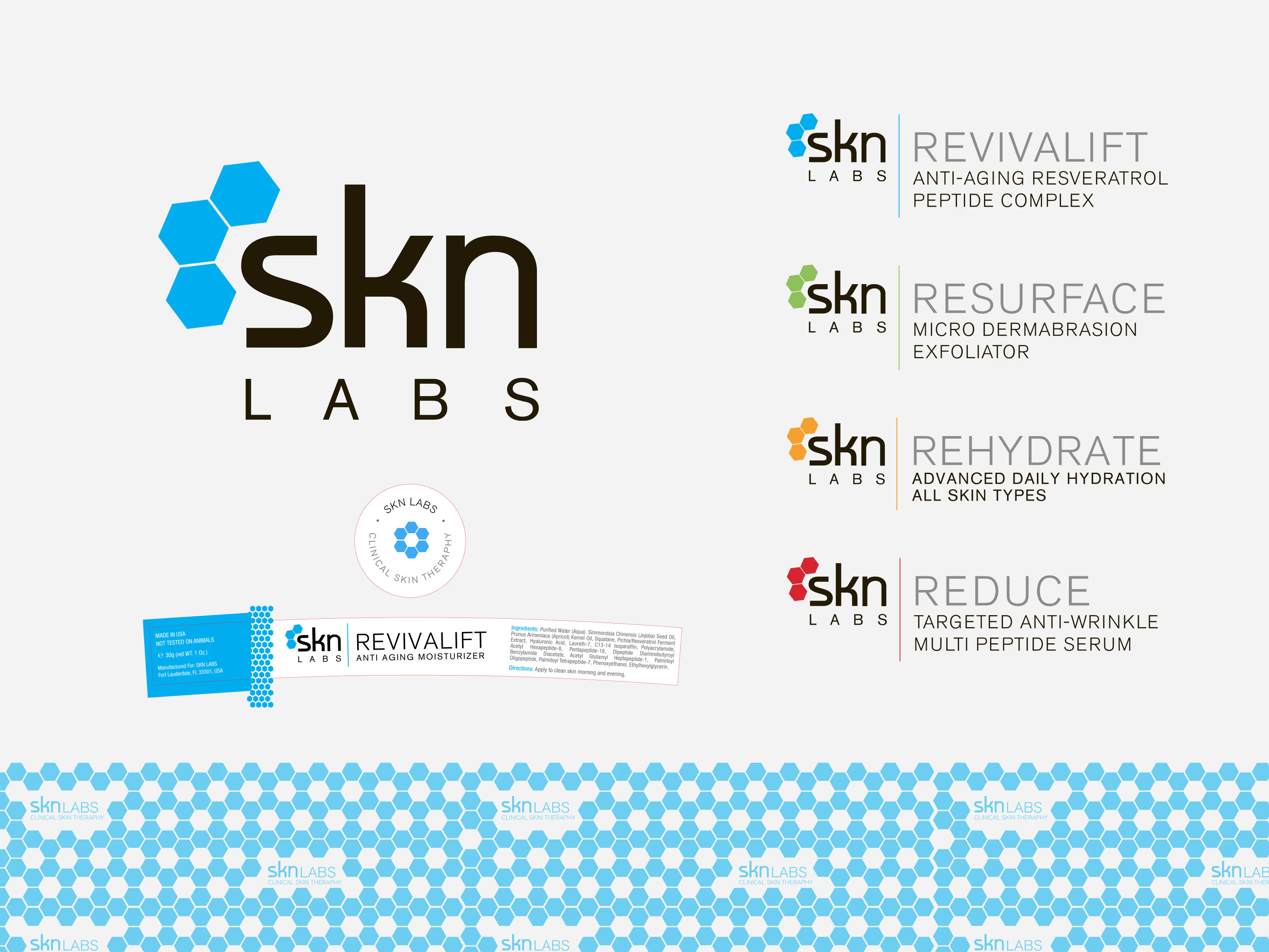 SKN Labs brand identity