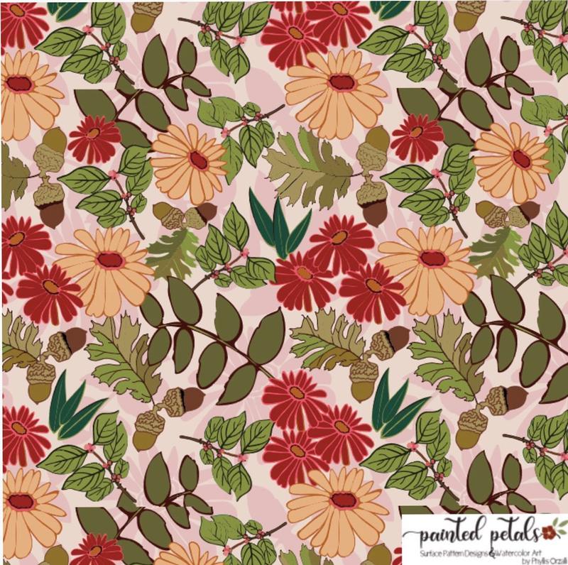 Pattern 2 by Phyllis Orzalli Art & Design