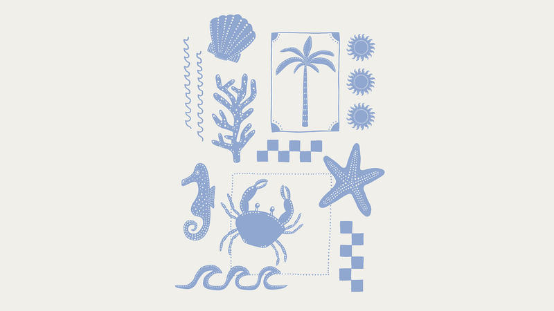 beach finds by Alexandra Weise