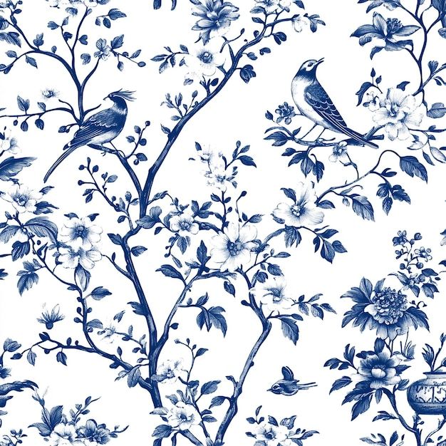Chinoiserie Pattern example 2