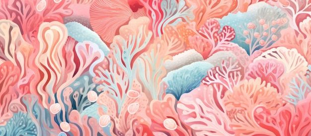 Coral Pattern example 4
