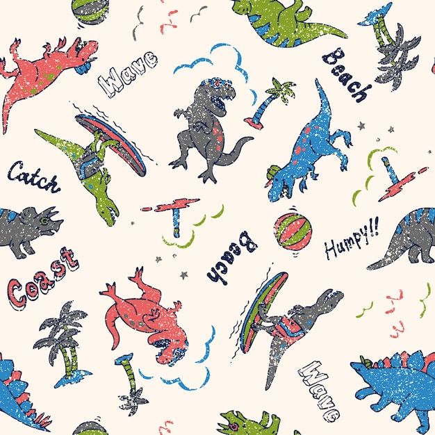 Dinosaur Pattern example 1