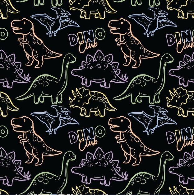 Dinosaur Pattern example 3