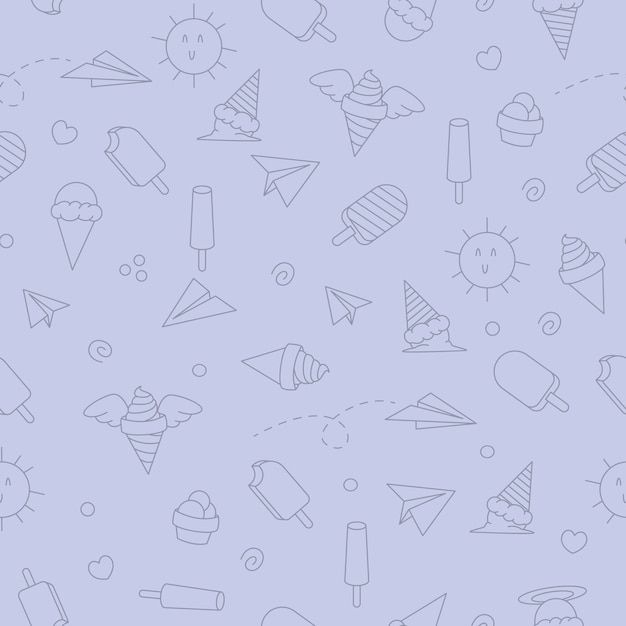 Ice Cream Pattern example 1