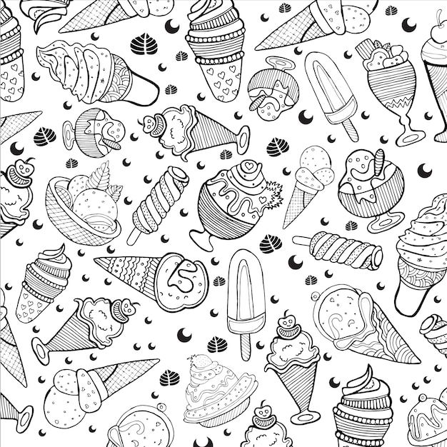 Ice Cream Pattern example 3