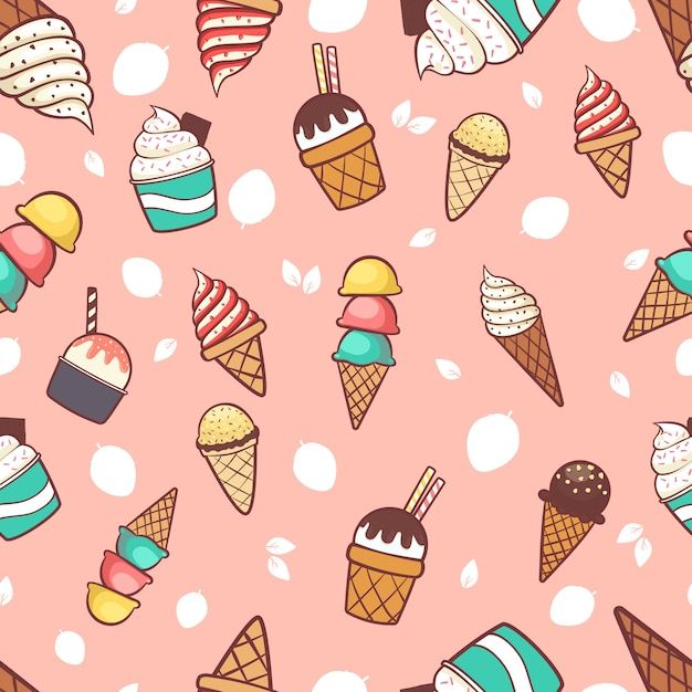 Ice Cream Pattern example 4