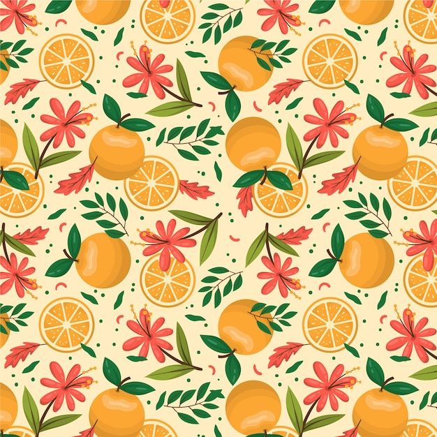 Orange Pattern example 2