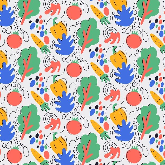 Vegetable Pattern example 2