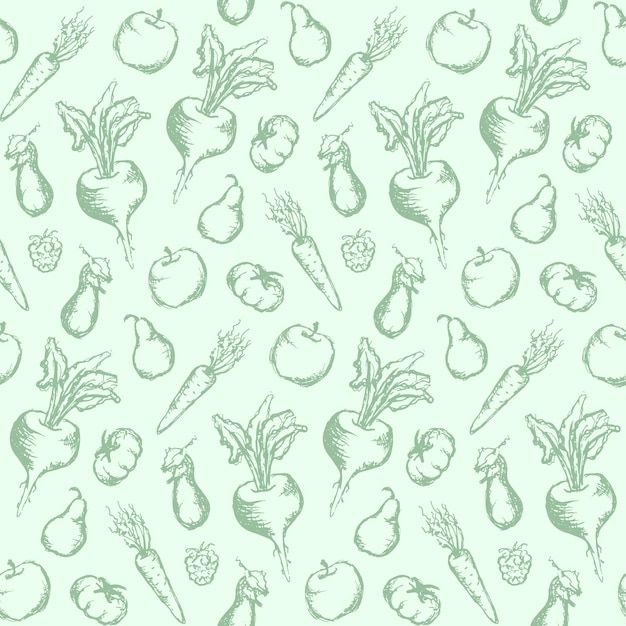 Vegetable Pattern example 4