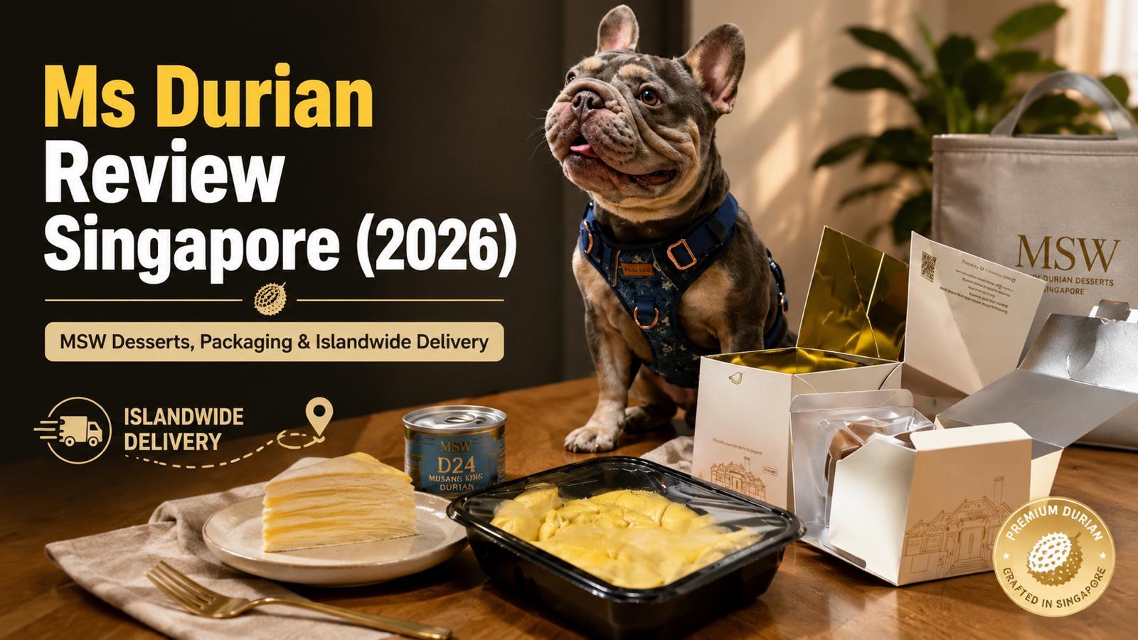 Ms Durian Review Singapore (2026): MSW Desserts, Packaging & Pet-Friendly Outdoor Seating