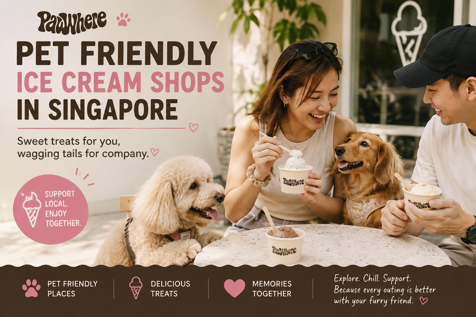 Pet-Friendly Ice Cream Shops in Singapore (2026): Go Before Tom's Palette and Creamier Punggol Close