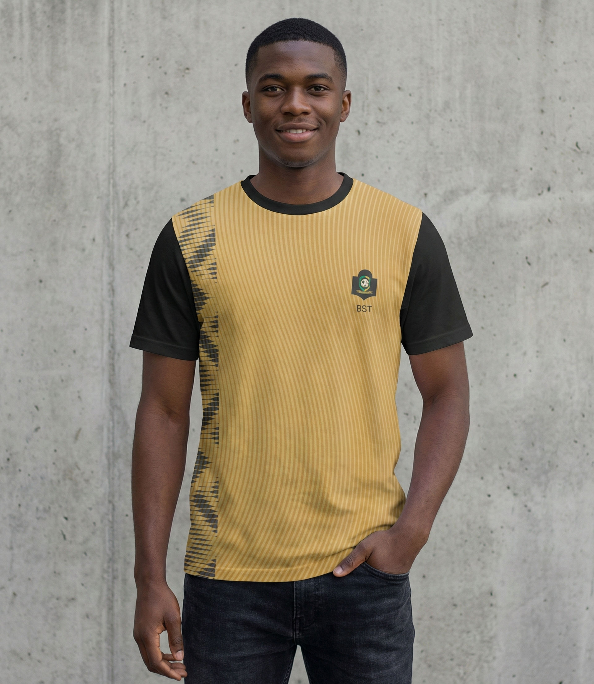 BOUESTI Minimal Crest Tee