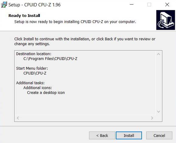 install cpu-z on pc