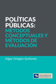 Polticas pblicas.  Edgar Ortegn Quiones