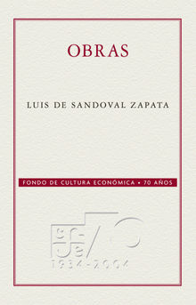 Obras.  Luis De Sandoval Zapata