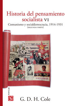 Historia del pensamiento socialista, VI.  George D. H. Cole