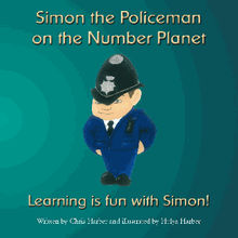 Simon the Policeman on The Number Planet.  Chris (Author) Harber