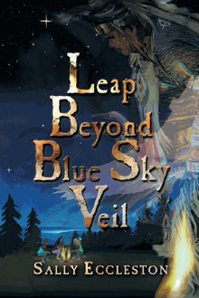 Leap Beyond Blue Sky Veil.  Sally Eccleston