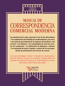 Manual de correspondencia comercial moderna.  Carlos Garrido