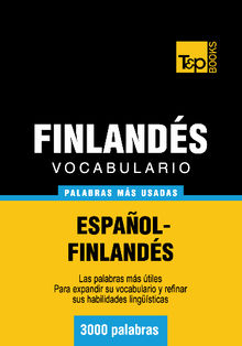 Vocabulario espaol-finlands - 3000 palabras ms usadas.  Andrey Taranov