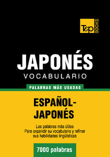 Vocabulario espaol-japons - 7000 palabras ms usadas.  Andrey Taranov