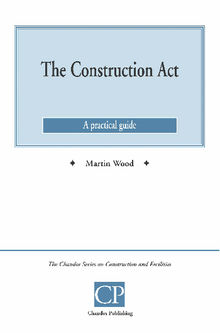 The Construction Act.  Martin Wood