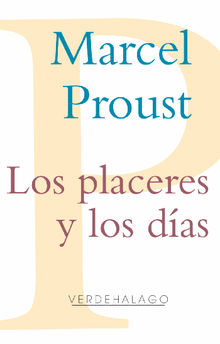 Los placeres y los das.  Marcel Proust