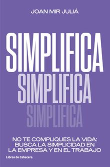 Simplifica.  Joan Mir Juli