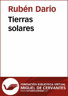 Tierras solares.  Rubn Daro