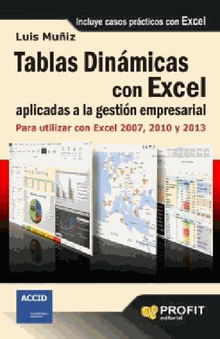 Tablas dinmicas con excel para mejorar la gestion empresarial. Ebook.  Luis Muiz Gonzlez