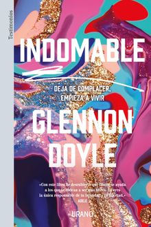 Indomable.  Glennon Doyle Melton