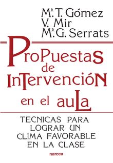 Propuestas de intervencin en el aula.  M Gracia Serrats Paretas