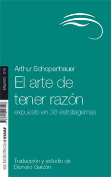 El arte de tener razn.  Arthur Schopenhauer