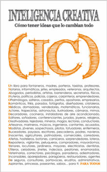 INTELIGENCIA CREATIVA.  Javier Camacho