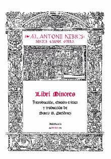 Libri minores.  Marco A. Gutirrez