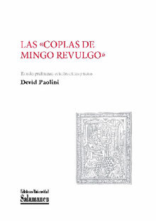Las Coplas de Mingo Revulgo.  Devid PAOLINI