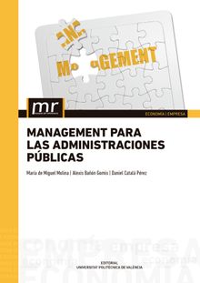 Management para las administraciones pblicas.   M Del Rosario De Miguel Molina