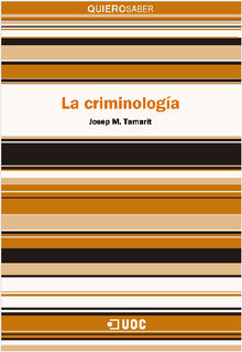 La criminologa.  Josep Maria Tamarit Sumalla