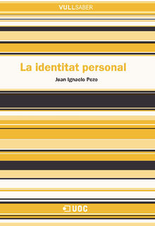 La identitat personal.  Juan Ignacio Pozo Municio