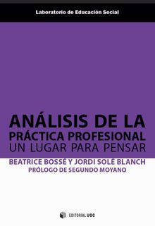 Anlisis de la prctica profesional.   Jordi Sol Blanch