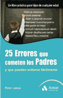 25 errores que cometen los padres. Ebook.  Peter Jacsa