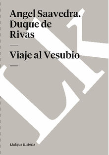 Viaje al Vesubio.  Duque de Rivas de Saavedra