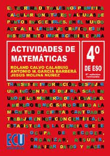Actividades de Matemticas. 4 ESO.  Jess Molina Nez