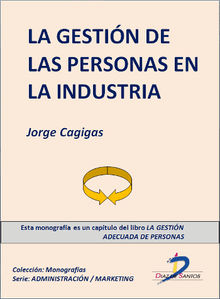 La gestin personas en la industria.  Jorge Cagigas