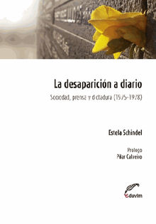 La desaparicin a diario.  Estela Schindel