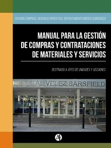 Manual para la gestin de compras y contrataciones de materiales y servicios.  Gustavo A.H Fernndez Russo