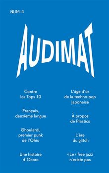 Audimat - Revue n4.  Collectif