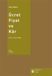 cret,Fiyat ve Kr.  Karl Marx